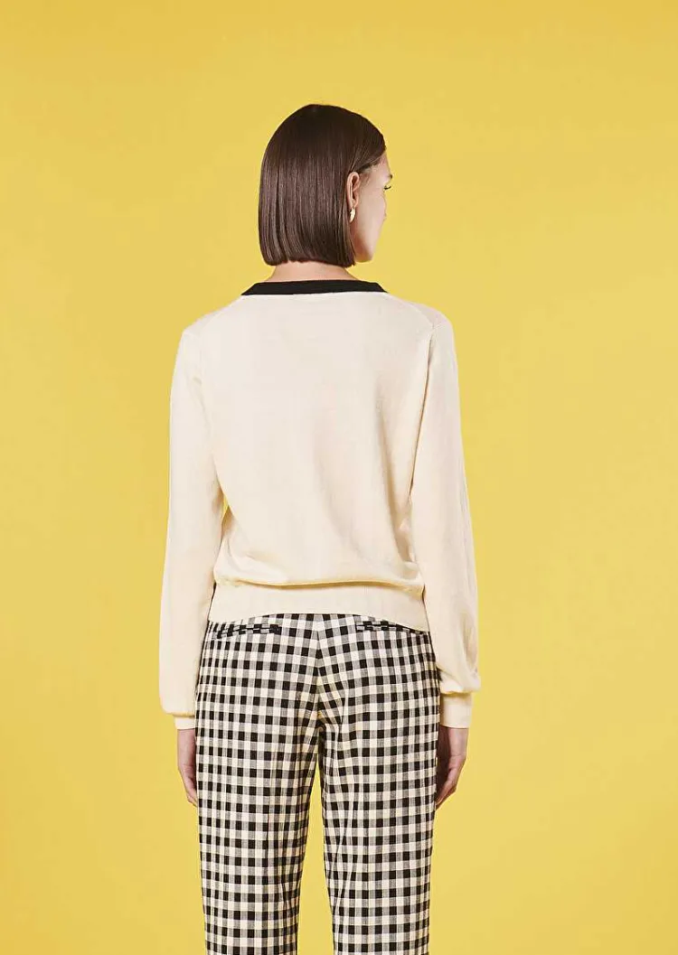 Cardigan Gaelle En Coton Et Laine Ecru*TARA JARMON Outlet