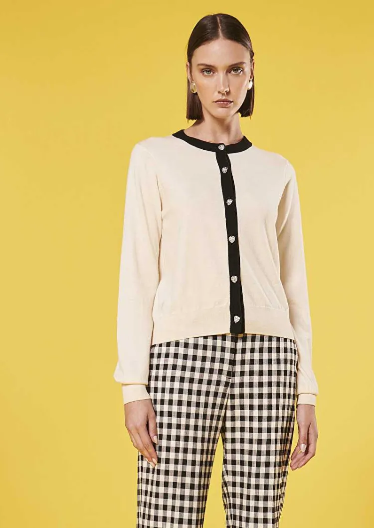 Cardigan Gaelle En Coton Et Laine Ecru*TARA JARMON Outlet