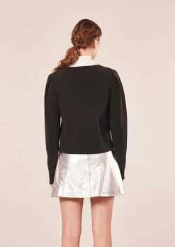 Cardigan Glenn En Coton Irise Noir*TARA JARMON Sale
