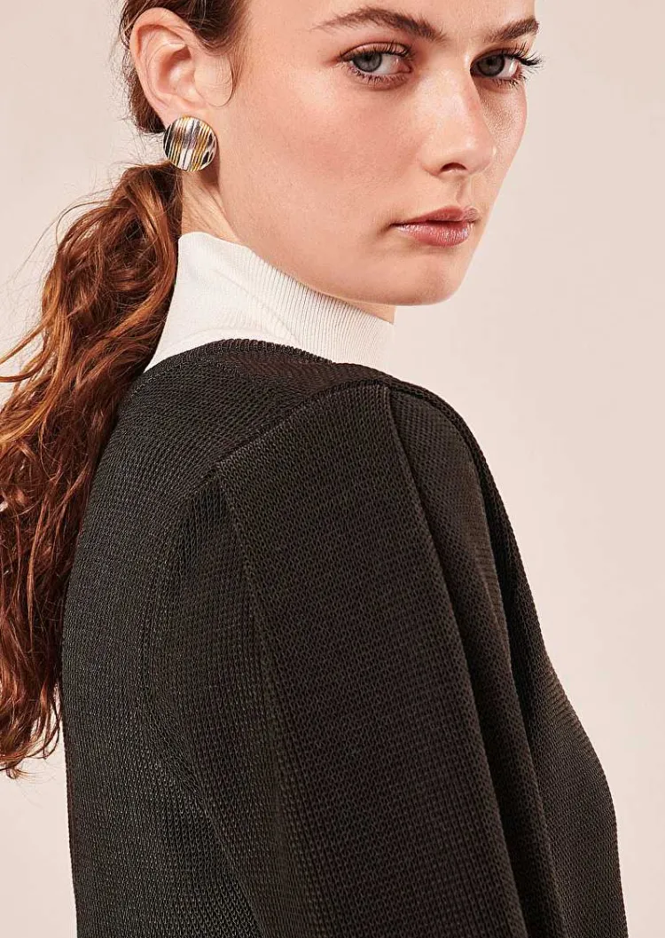 Cardigan Glenn En Coton Irise Noir*TARA JARMON Sale