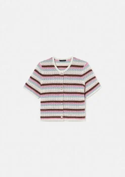 Cardigan Raye En Tricot Au Crochet Gemila*TARA JARMON Online