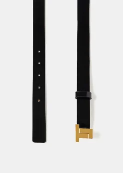 Ceinture 8 Bis Mini En Cuir Noir*TARA JARMON Online