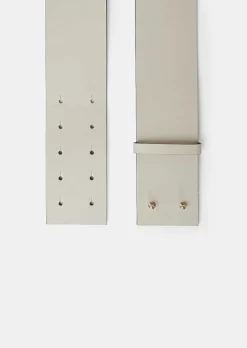 Ceinture Lauren En Cuir Ecru*TARA JARMON Sale