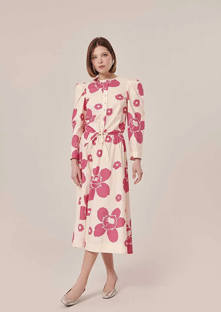 Chemise Cleo Ecru Imprime Fleur*TARA JARMON Discount