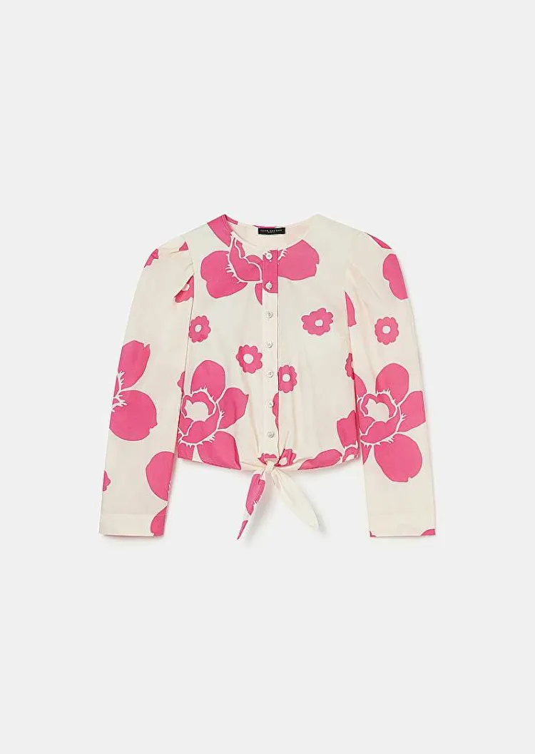 Chemise Cleo Ecru Imprime Fleur*TARA JARMON Discount