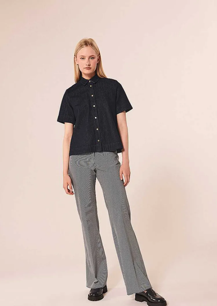 Chemise En Jean Bleu Nuit Camilla*TARA JARMON Outlet