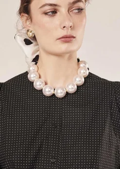 Collier Bella Nacre Ecru*TARA JARMON New