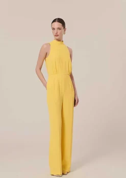 Combinaison Cecile En Crepe Jaune*TARA JARMON Clearance
