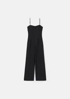 Combinaison Clotilde En Laine Froide Noire*TARA JARMON Best