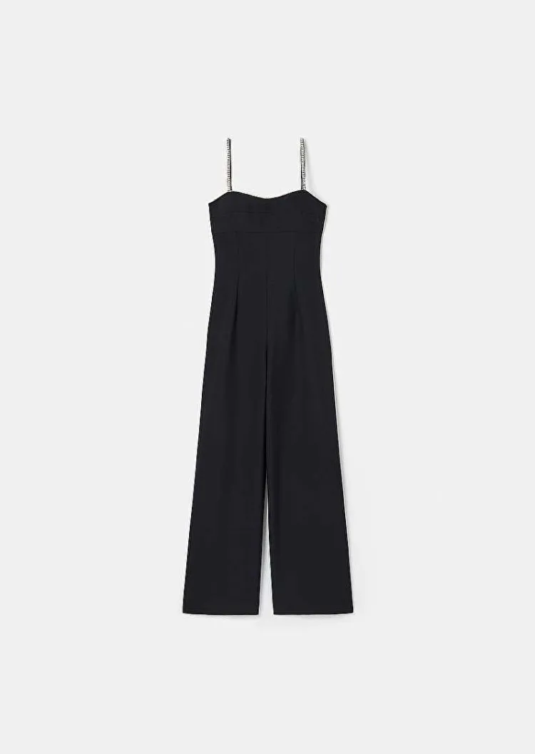 Combinaison Clotilde En Laine Froide Noire*TARA JARMON Best
