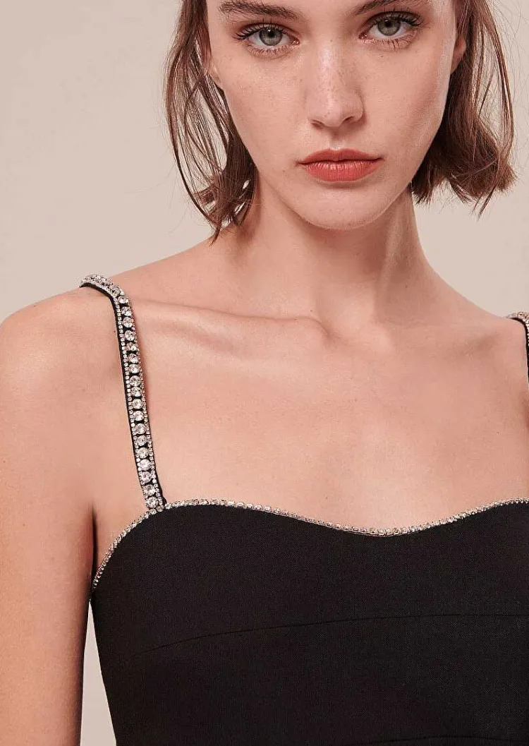 Combinaison Clotilde En Laine Froide Noire*TARA JARMON Best