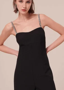 Combinaison Clotilde En Laine Froide Noire*TARA JARMON Best