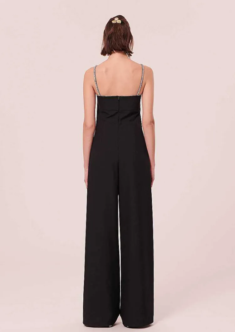 Combinaison Clotilde En Laine Froide Noire*TARA JARMON Best