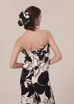 Combinaison Coeur Ecru Avec Fleurs Noires*TARA JARMON Clearance