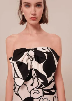 Combinaison Coeur Ecru Avec Fleurs Noires*TARA JARMON Clearance