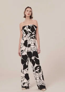 Combinaison Coeur Ecru Avec Fleurs Noires*TARA JARMON Clearance