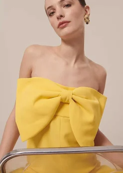 Combinaison Coeur Jaune En Crepe*TARA JARMON Sale