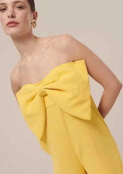 Combinaison Coeur Jaune En Crepe*TARA JARMON Sale
