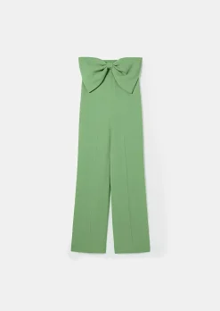 Combinaison En Crepe Verte Coeur*TARA JARMON Fashion