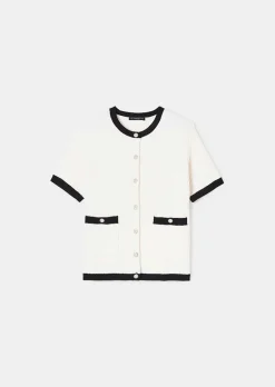 Cordigan Laine Merinos Ecru Georgina*TARA JARMON Online