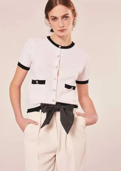 Cordigan Laine Merinos Ecru Georgina*TARA JARMON Online
