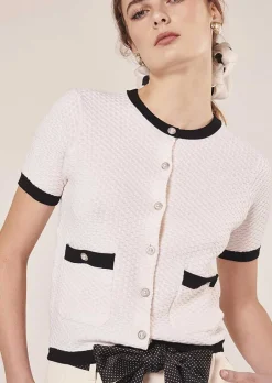 Cordigan Laine Merinos Ecru Georgina*TARA JARMON Online