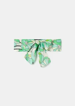 Echarpe Imprimee Florale Verte Emeline*TARA JARMON Hot