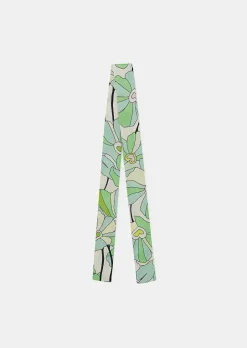 Echarpe Verte A Imprime Floral Evelyse*TARA JARMON Sale