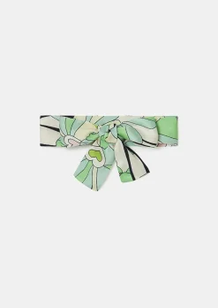 Echarpe Verte A Imprime Floral Evelyse*TARA JARMON Sale