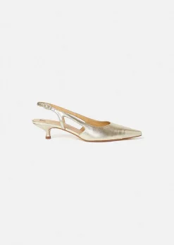 Escarpins En Cuir Metallise Dore Kaia*TARA JARMON Online