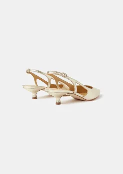 Escarpins En Cuir Metallise Dore Kaia*TARA JARMON Online