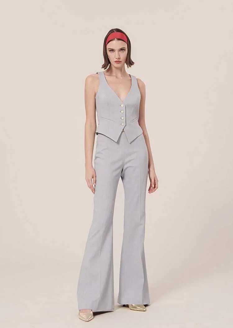 Gilet De Costume Bleu Gianna*TARA JARMON Hot