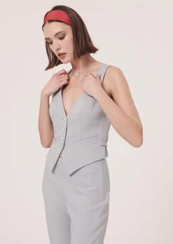Gilet De Costume Bleu Gianna*TARA JARMON Hot