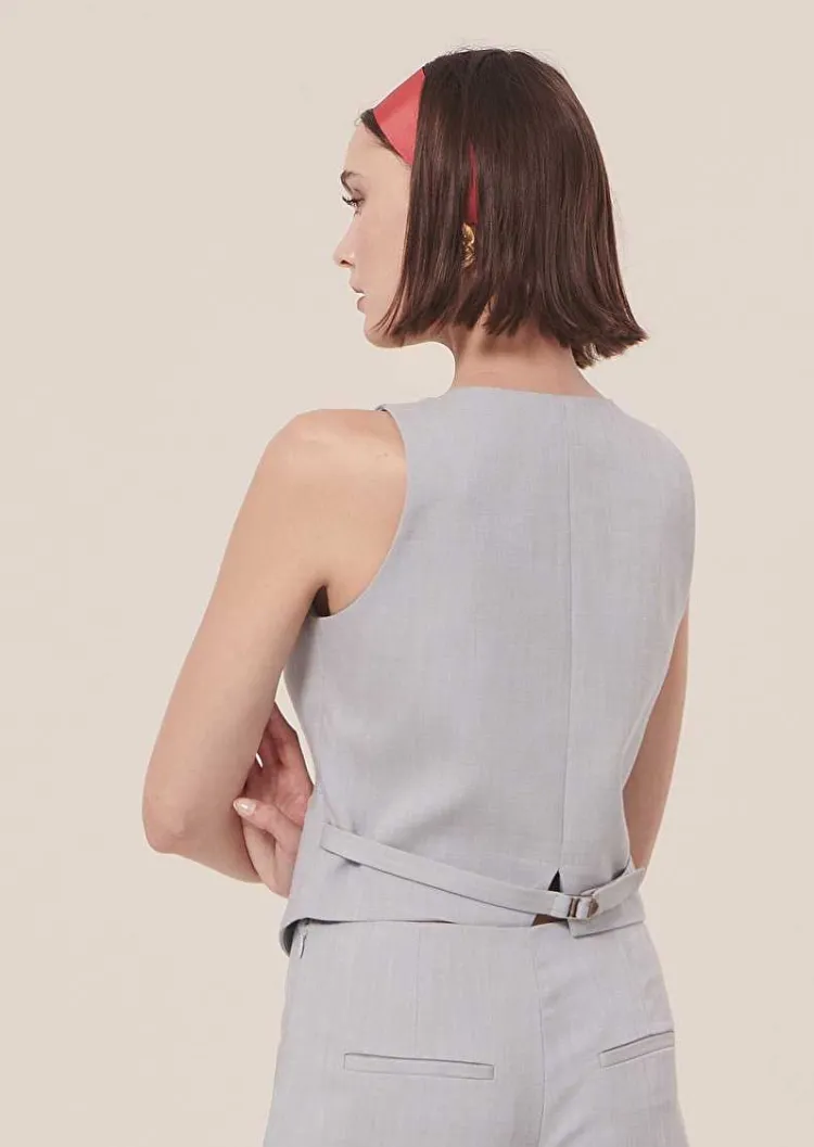 Gilet De Costume Bleu Gianna*TARA JARMON Hot