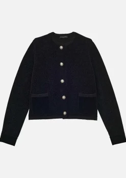 Gilet En Tricot Noir Invite*TARA JARMON Outlet