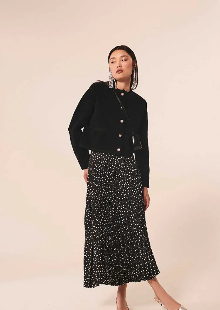 Gilet En Tricot Noir Invite*TARA JARMON Outlet