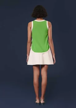 Haut En Coton Vert Prentiss*TARA JARMON Discount