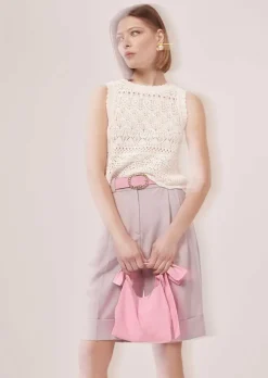 Haut En Tricot Au Crochet Blanc Pianna*TARA JARMON Outlet