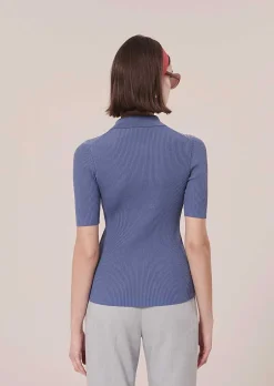 Haut En Tricot Bleu Marine Pam*TARA JARMON Hot