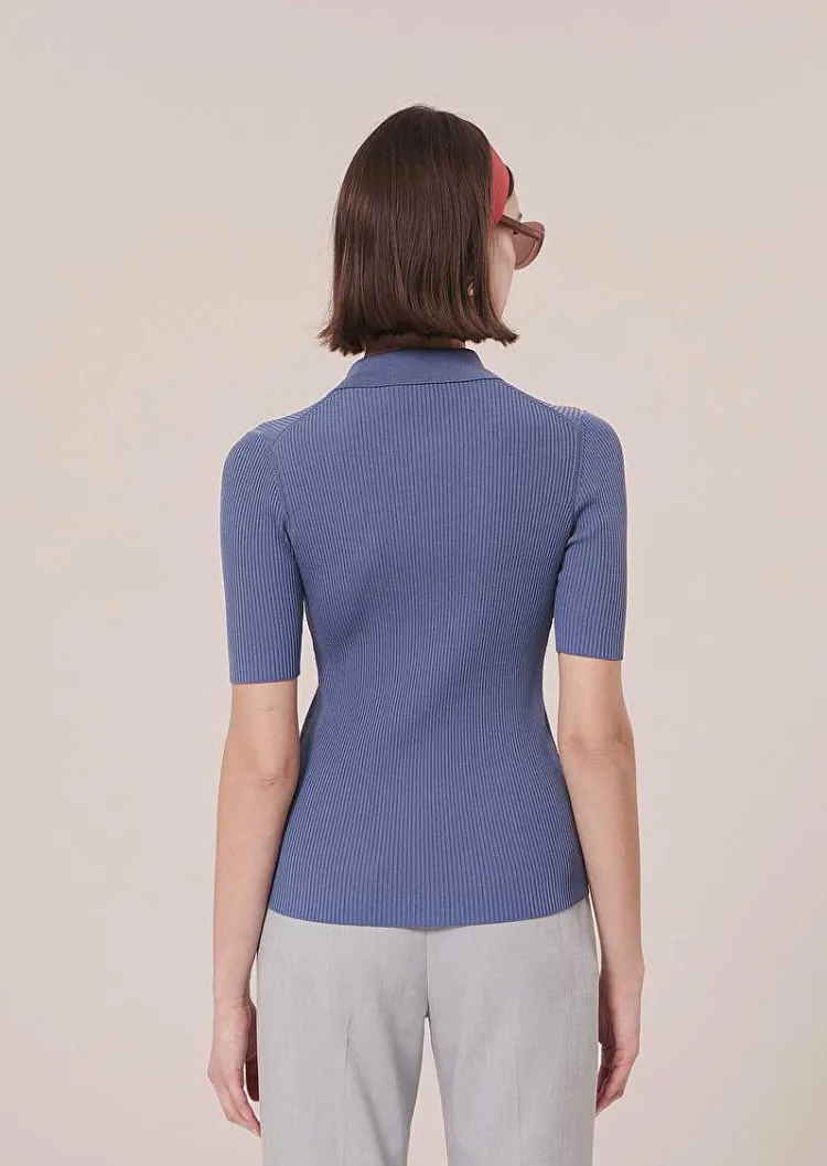 Haut En Tricot Bleu Marine Pam*TARA JARMON Hot