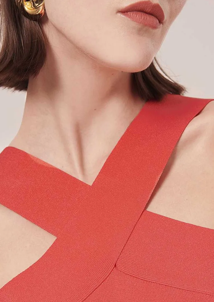 Haut En Tricot Corail Prana*TARA JARMON Hot