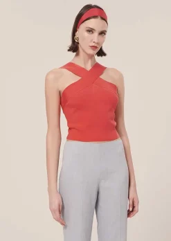 Haut En Tricot Corail Prana*TARA JARMON Hot