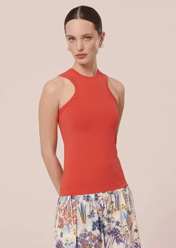 Haut En Tricot Irise Corail Paige*TARA JARMON Hot