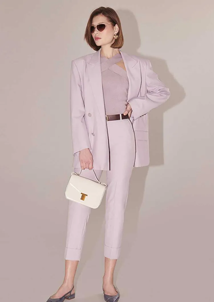Haut En Tricot Violet Prana*TARA JARMON Hot