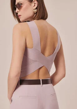 Haut En Tricot Violet Prana*TARA JARMON Hot