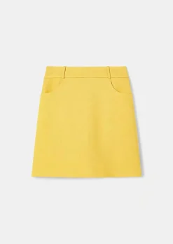 Jupe Courte Jaune Janice*TARA JARMON Clearance