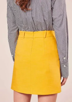 Jupe Courte Jaune Janice*TARA JARMON Clearance