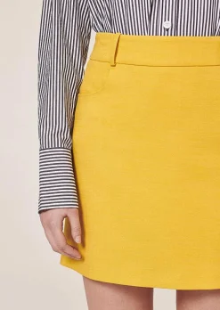 Jupe Courte Jaune Janice*TARA JARMON Clearance