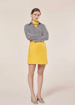 Jupe Courte Jaune Janice*TARA JARMON Clearance