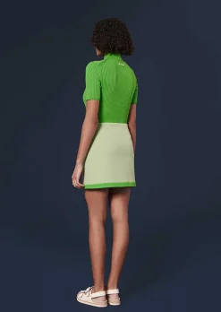 Jupe En Double Toile Verte Julianna*TARA JARMON Outlet